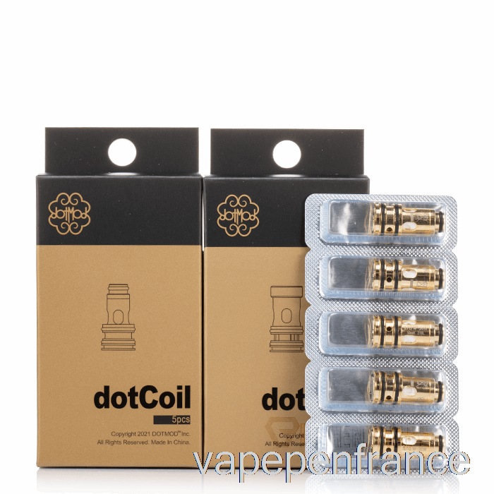 Dotmod Dotcoils 0.15ohm Dotaio V2 Bobines (base Plate) Stylo Vape